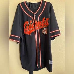 Black Giants Baseball Jersey